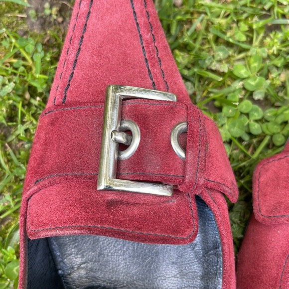 Prada Suede Heels - size 37 1/2 - Picture 8 of 8